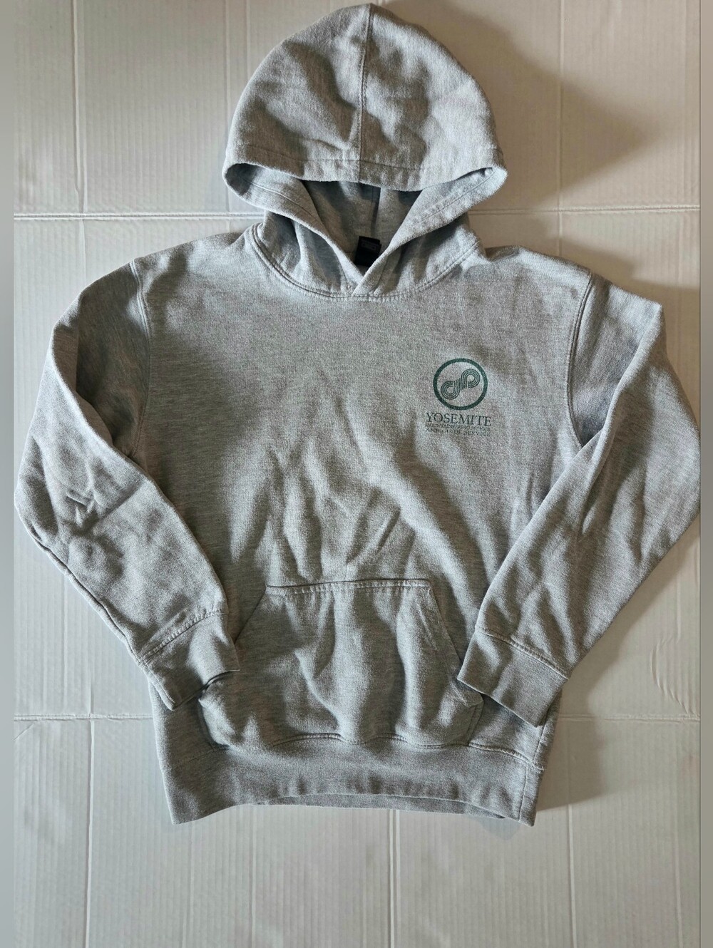 Yosemite Logo Grey Hooded Sweatshirt